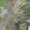 Opslag van Russische landmijnen opblazen