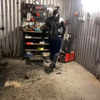 Klein 'ongelukje' gehad in de garage