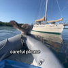 Piratenpoes klaar om te enteren