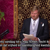 Kritische troonrede voor demissionaire Kabinet Rutte III