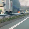 Brandje op de A12 