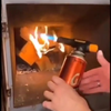 Even vuurtje opstoken met gasbrander