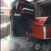 Buitenboordmotor warmdraaien