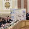 Loekasjenko presenteert het weerbericht