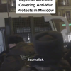 Journalist wordt weggejorist in Moskou