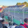 Mafklappers rennen de baan op bij GP Australië
