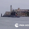 Russische onderzeeer voor kust Cuba