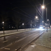 Knetterend onderweg