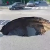 Sinkhole in Rusland