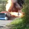 Tourbus van Rammstein gespot