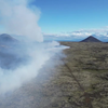 Met je droon over een vulkaan in IJsland