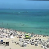 Helikopter gaat zwemmen bij Miami Beach