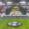 Legia Warsaw met een kekke tifo