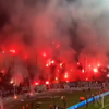 Pyro actie bij PAOK-Marseille