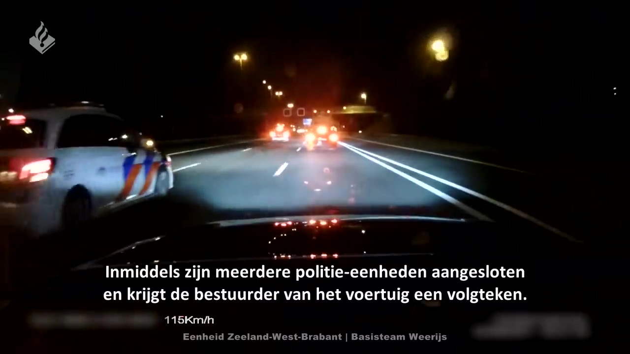 DUMPERT - Politie Achtervolgt Gestolen Fransoos Over De A16