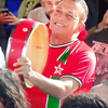 Najib tussen de Marokkaanse fans