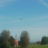 Afscheidsvlucht KDC-10 over vliegbasis Leeuwarden