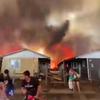 Bosbranden in Chili