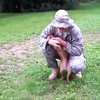 Honden verwelkomen militairen