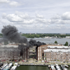 Brand op KNSM Eiland