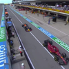 F1 drone botst in de pit lane