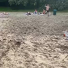 Van rennen in het zand