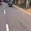 Tuktuk doet even uitwijken