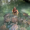 Meisje met schildpadden