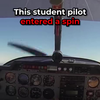Vluchtinstructeur leert hoe je uit een spin komt