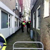 Provocerende droeftoeter Daniël Gerritsen gearresteerd bij Kerstmarkt Vlaardingen.