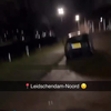 Laf pikkebaasje fikt auto af in Leidschendam