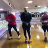 Gangsta's op rollerskates