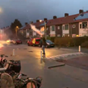 Vuurwerk knuppels schieten op BOA’s in Katwijk