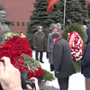 Dappere Rus bij herdenking 70ste verjaardag van overlijden Stalin gisteren 