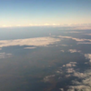 Discovery gefilmd vanuit vliegtuig