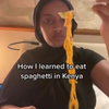 HowTo spaghetti eten