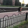 Vrouwtje is laat voor de trein