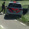 Politie tikt auto van de weg in Beckum