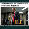 Geert Wilders steekt islamverbod in koelkast