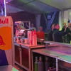 Paalfaal in de F1-feesttent in Oostenrijk