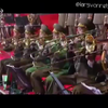 Noord Korea Militair Orkest speelt liedje
