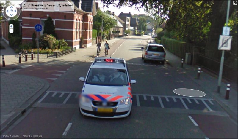 Politie houdt niet van Google Streetview