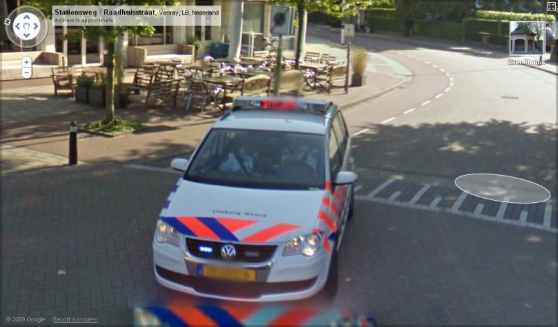 Politie houdt niet van Google Streetview