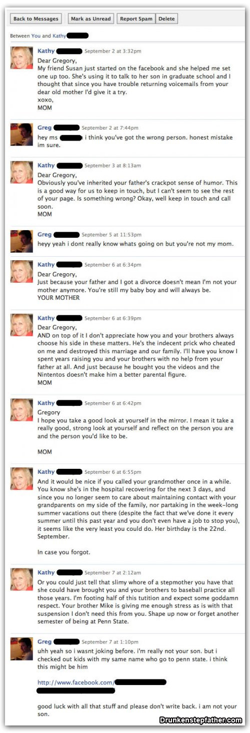 Moeders ontdekt FaceBook