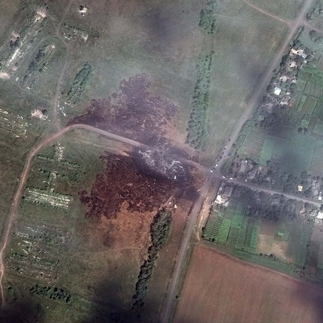Satellietfoto's rampplek MH17