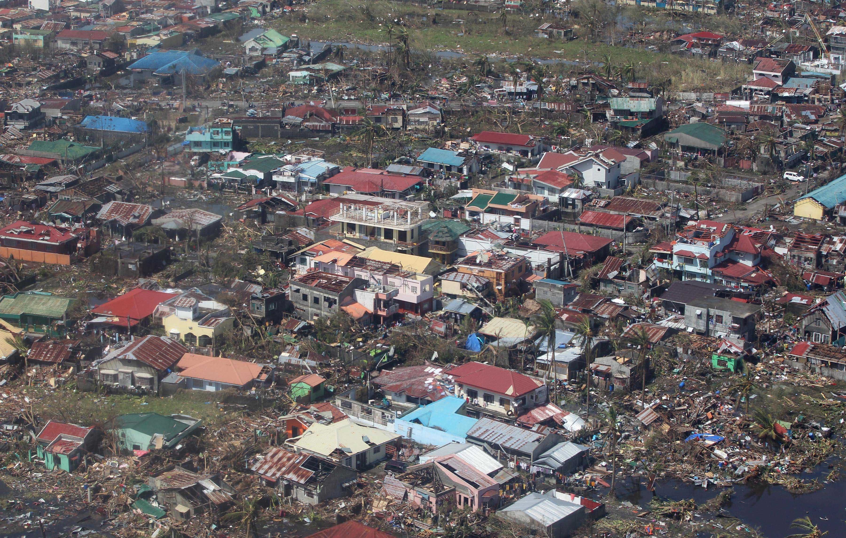 Philippines Haiynan Aerial Pics