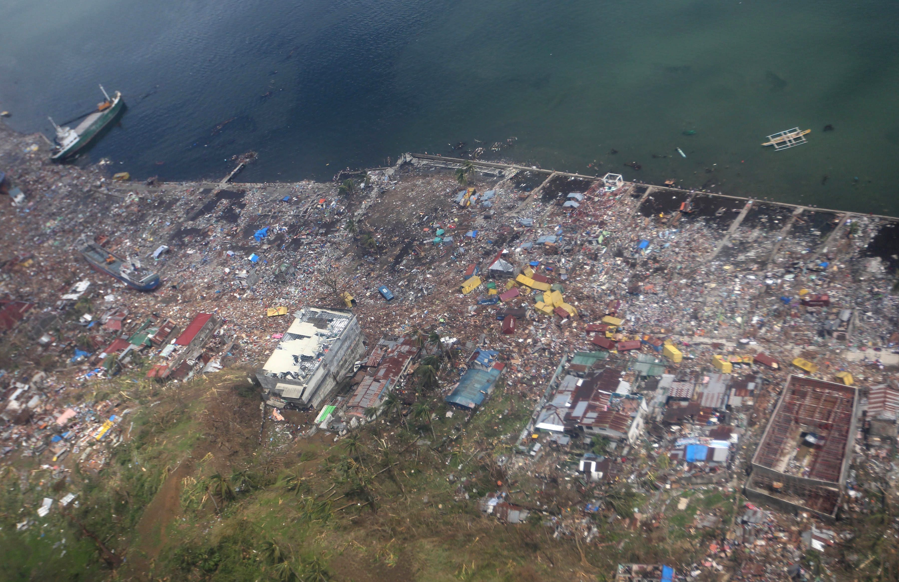 Philippines Haiynan Aerial Pics