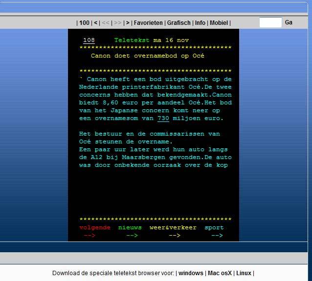 Teletekst FAIL