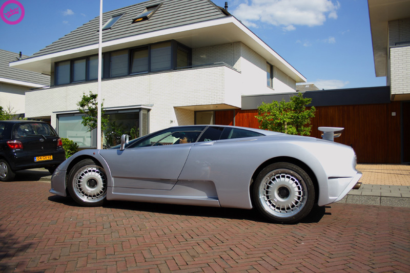 Bugatti EB110 GT in Noordwijk!!!