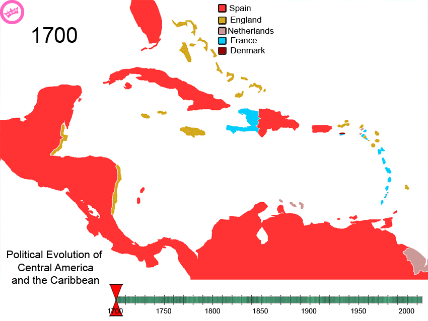 De evolutie van de Caraïben